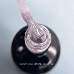 BLOOM   Base Strong COLOR   #24   15мл   База камуфлирующая жесткая с шиммером