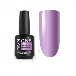 ONE NAIL   Base BLACKBERRY   15мл   База камуфлирующая эластичная  (легкие в снятии)
