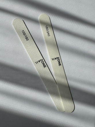 ONE NAIL   Пилка прямая на пластике   БЕЛАЯ   180/240   (50шт)   [40]   Limited