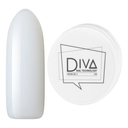 DIVA   Гель-желе для ремонта и бортиков  20мл  CREAM GEL   #03