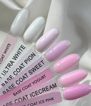 ONE NAIL   Base WHITE   30мл (шайба)   База камуфлирующая эластичная  (легкие в снятии)