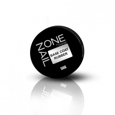 ONE NAIL   Base RUBBER   50мл (шайба)   База прозрачная средне-густая  (для подложки)