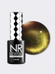NAIL REPUBLIC   CAT 3D #024   10мл   Гель-лак кошачий глаз