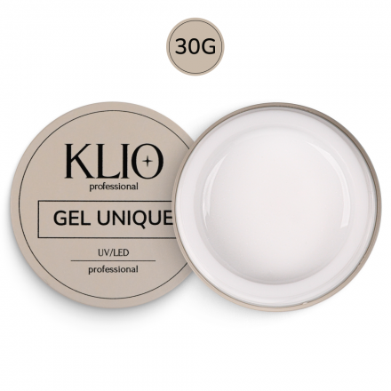 KLIO   Гель для моделирования молочный Unique gel   №09  IVORY WHITE   30г