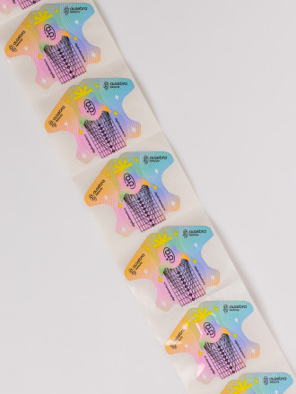 ALGEBRA BEAUTY   ЦВЕТНАЯ   (100шт)   Формы для наращивания на бумажной основе