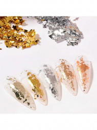 NAIL REPUBLIC   СЕРЕБРО   Поталь для дизайна ногтей