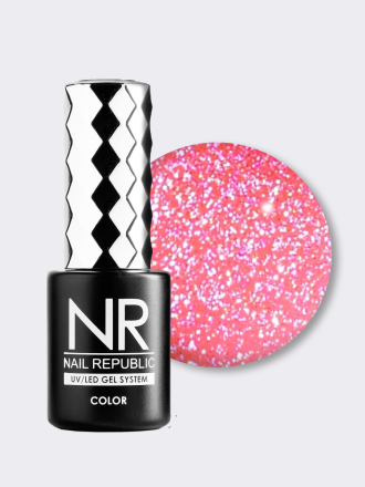 NAIL REPUBLIC   FLASH #10   10мл   Гель-лак светоотражающий