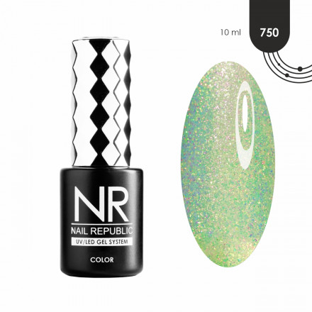 NAIL REPUBLIC   #750 Sirena   10мл   Гель-лак перламутровый