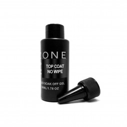 ONE NAIL   Top NO WIPE   50мл (бутылка)   Топ без л/с без UV-фильтром