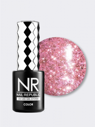 NAIL REPUBLIC   #380 Night Life   10мл   Гель-лак жидкая фольга