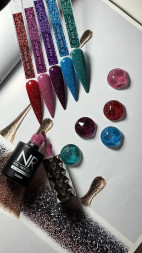 NAIL REPUBLIC   FLASH #17   10мл   Гель-лак светоотражающий