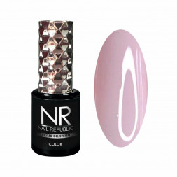 NAIL REPUBLIC   #1004 Камуфлирующий   10мл   Гель-лак полупрозрачный