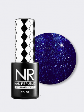 NAIL REPUBLIC   #400 Deep Ocean   10мл   Гель-лак с шиммером