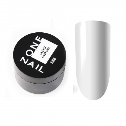 ONE NAIL   Gel Fast   CLEAR   50г   Гель для моделирования средней консистенции