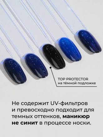 NAIL REPUBLIC   Top PROTECTOR c UV   15мл   Топ антивандальный без л/с