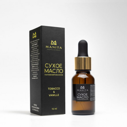 MANITA   Oil TOBACCO &amp; VANILLE   15мл   Масло для кутикулы сухое парфюмированное