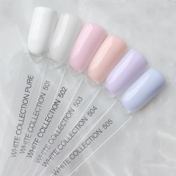 LINTO   #504   White Collection   10мл   Гель-лак полупрозрачный