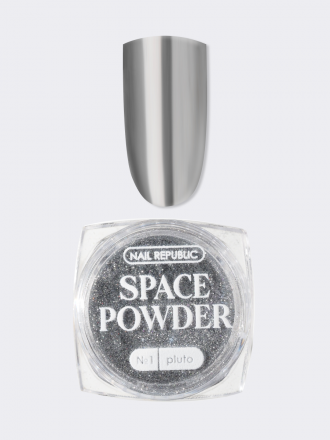 NAIL REPUBLIC   Powder SPACE   #01   Втирка металлик