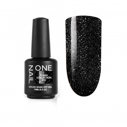 ONE NAIL   FLASH   #12   15мл   Гель-лак светоотражающий
