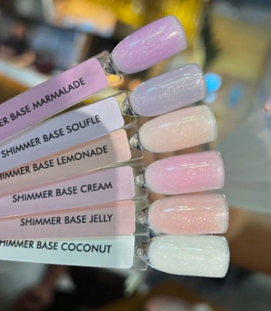 ONE NAIL   Base SHIMMER JELLY   15мл   База камуфлирующая эластичная c шиммером  (легкие в снятии)