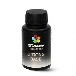 BLOOM   Base  STRONG CLEAR   30мл (бутылка)   База прозрачная каучуковая жесткая