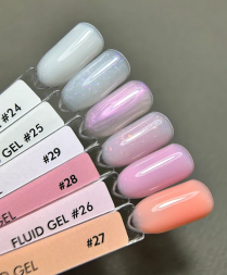 ONE NAIL   Gel FLUID   #24   15мл (флакон)   Гель для укрепления жидкий молочный